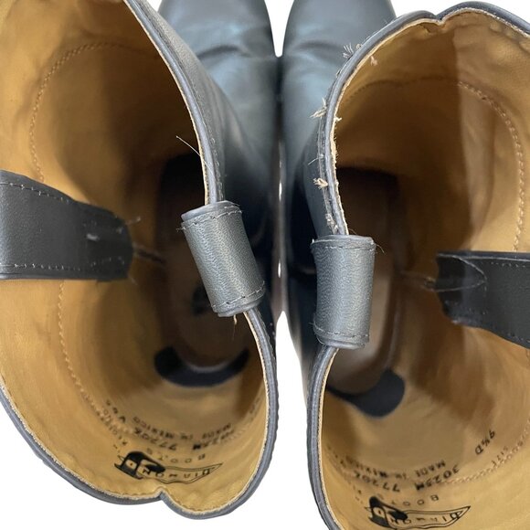 Diamond J Mens Leather Cowboy Boots Gray Size 9.5D Western Style Made In Mexico - Picture 4 of 14